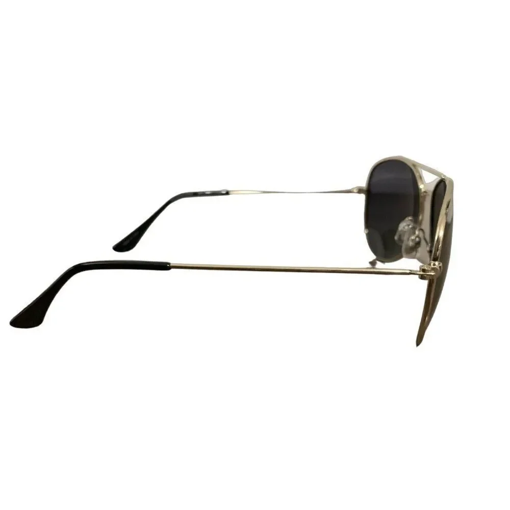 liz claiborne New 3538261609 Black Lens Silver Frame Sunglasses